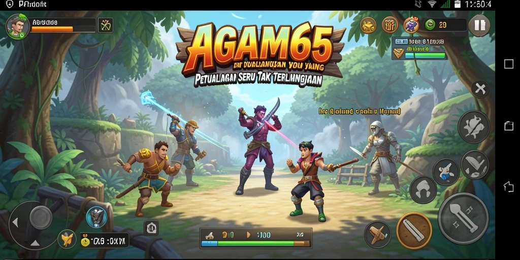 Tampilan gameplay seru AGAM66 dengan aksi petualangan yang mendebarkan.