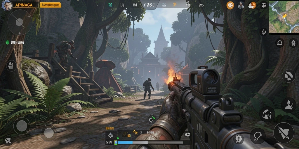 Gameplay seru dan grafis menakjubkan di APINAGA.