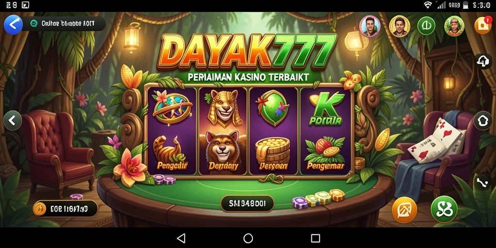 Tampilan gameplay menarik dengan suasana Kasino yang mendebarkan.