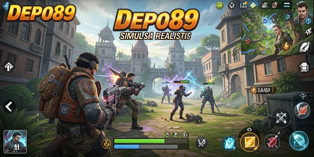 Tampilan gameplay DEPO89 yang realistis dan menarik.
