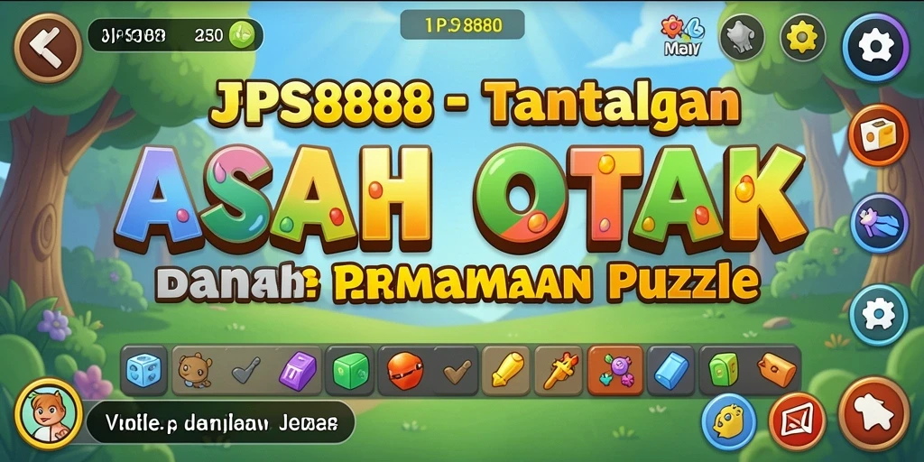 Tampilan gameplay seru dari JPS888 saat menyelesaikan teka-teki.