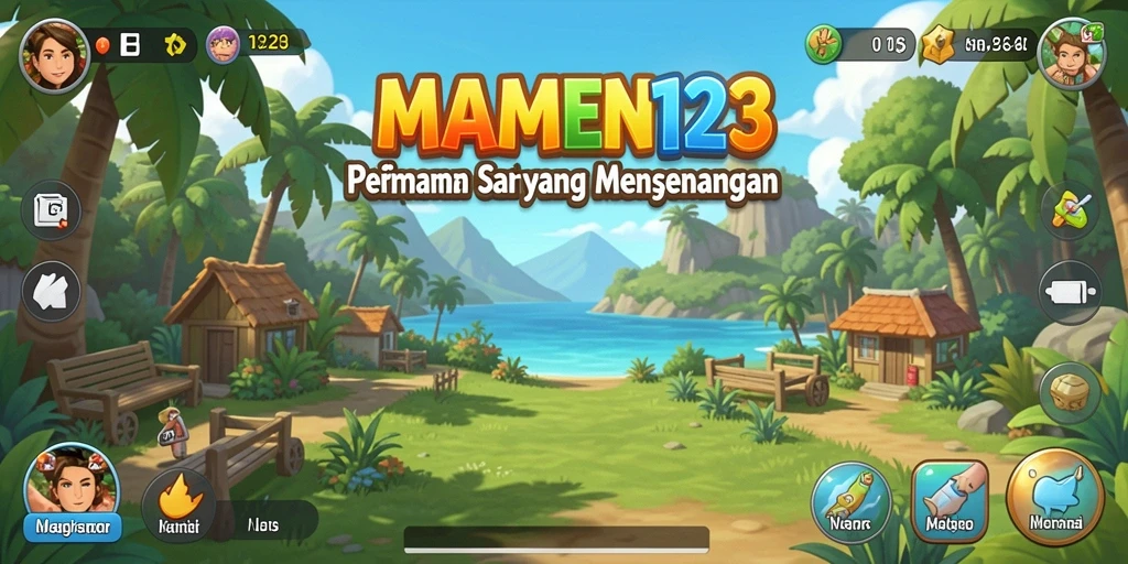 Tampilan gameplay MAMEN123 yang seru dan mudah dimainkan.