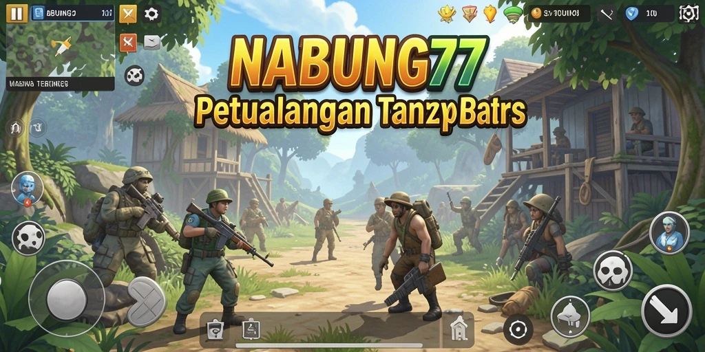 Screenshot gameplay <strong>NABUNG77</strong> menampilkan eksplorasi dunia terbuka yang luas.