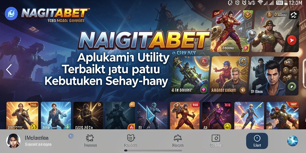 Tampilan antarmuka NAGITABET yang menarik dan intuitif.