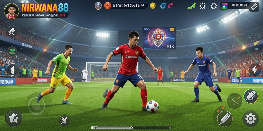 Tampilan gameplay NIRWANA88 yang penuh aksi dan strategi.